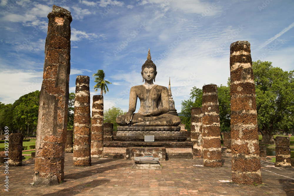 Ordination Hall at Wat Mahathat in Sukhothai, Thailand