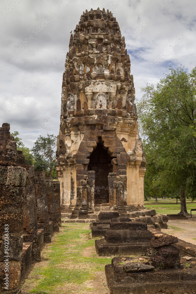 Khmer Prang at Wat Phra Phai Luang, Sukhothai, Thailand