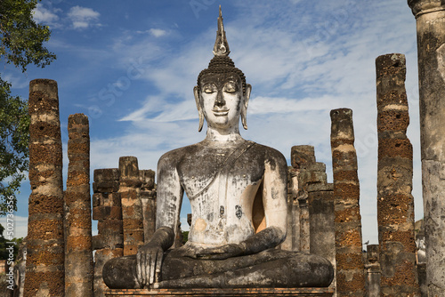 Fotografie, Obraz Buddha at Viharn Soong in Sukhothai, Thailand