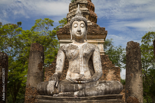 Seated Buddha at Wat Traphang Ngoen, Sukhothai, Thailand