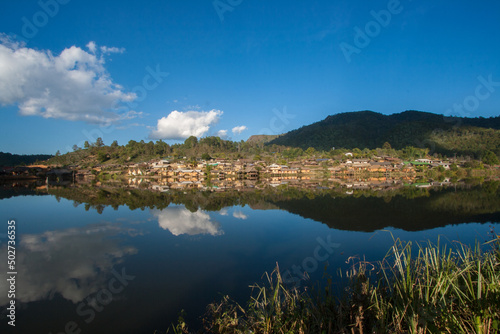 Ban Rak Thai  A Beautiful village on the hill  Mae Hong Son Province  Northern Thailand