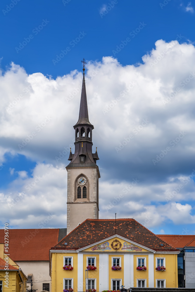 Church tower, Bruck an der Mur, Austria