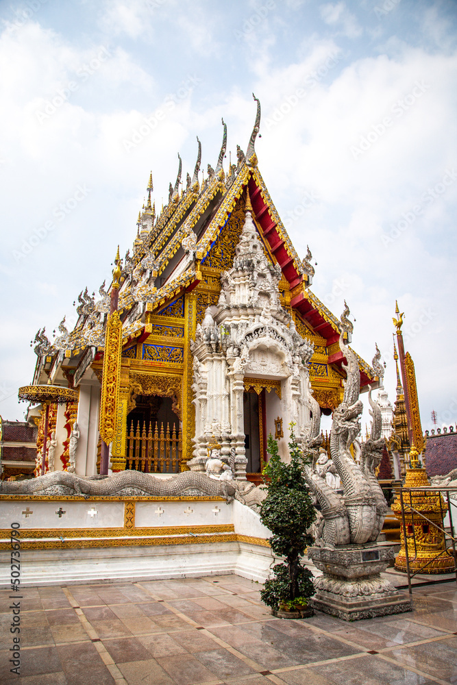 Wat Phrathat Suthon Mongkhon Khiri temple complex in Phrae, Thailand