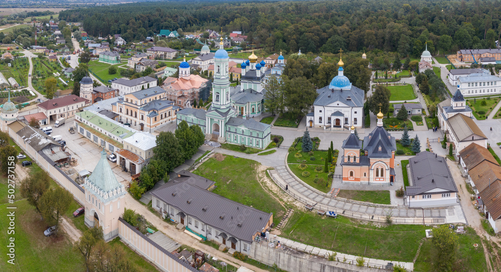 Optina Pustyn monastery is one of the most popular places for pilgrimage. Kaluga Oblast, Russia.