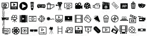 Artificial intelligence icon vector set. AI illustration sign collection. Technology symbol.