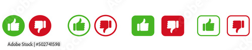 Swipe up and down the red and green icons. Isolated on white background. Vector illustration. eps10