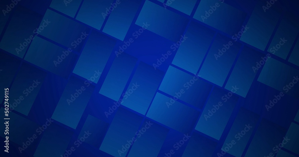 Rectangle Looping Blue Motion Background