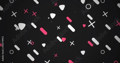 Geometrical Seamless Motion Graphics Background.