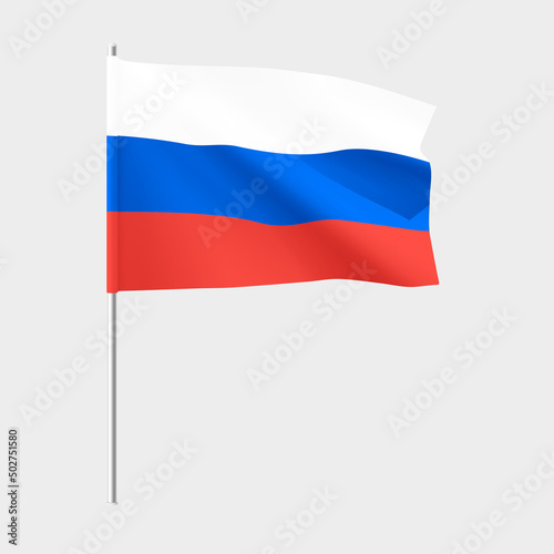 Russia flag. National realistic flag of Russian Federation. Free Download Russia flag. National realistic flag of Russian Federation. - GFXLoad