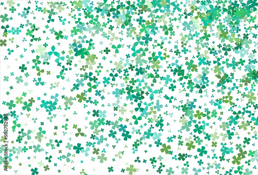 Clover background. Clover leaf, St. Patrick day background