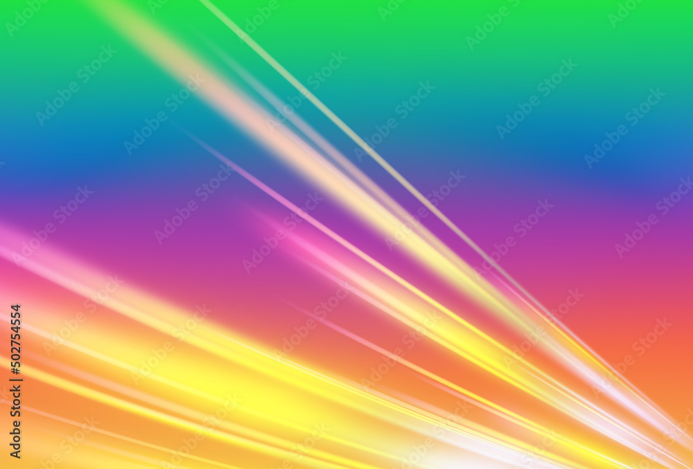Prism backdrop. Rainbow lights background. Stock Vector | Adobe Stock