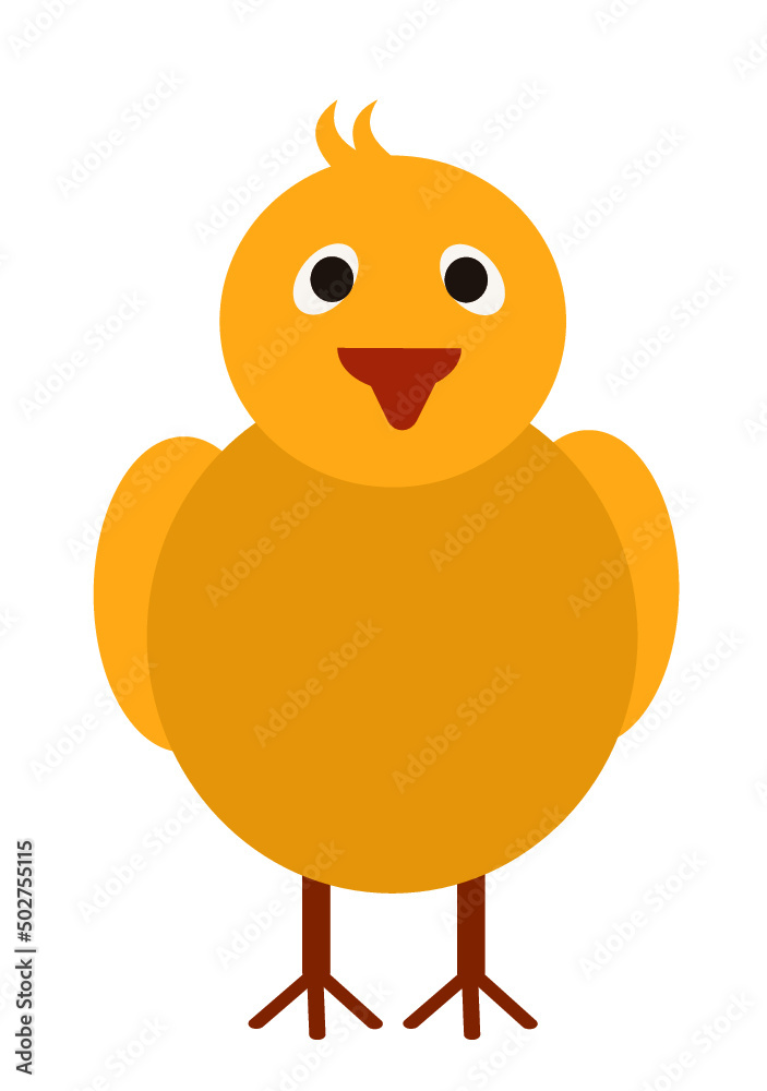 Vector illustration of a little chicken Vector illustration of a little chicken