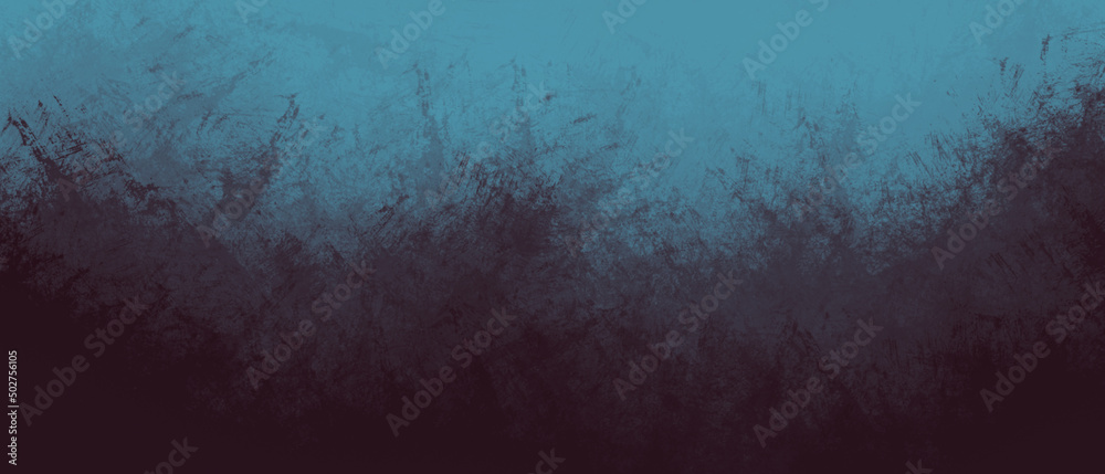 Obraz premium Turquoise green color gradient painting