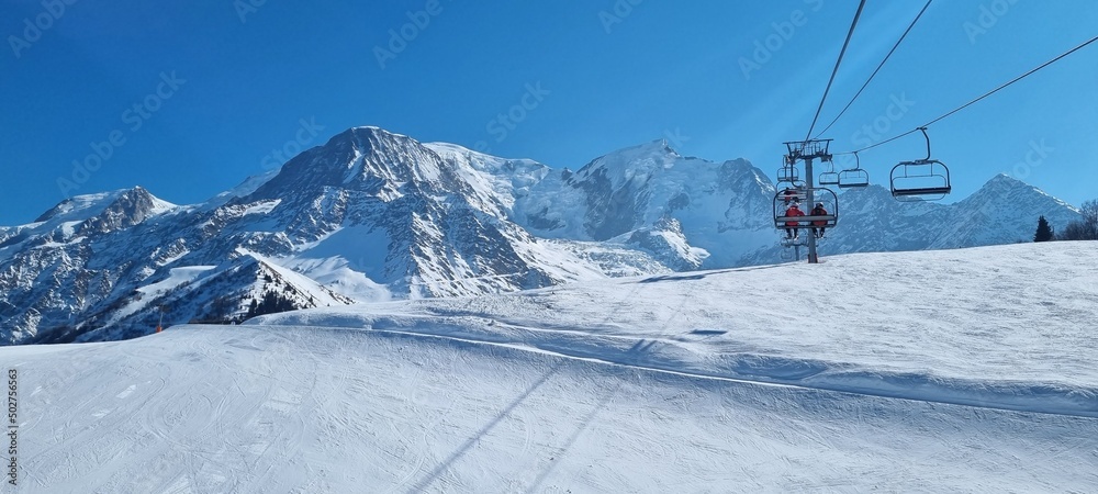 Fototapeta premium Paysages de Montagne en hiver