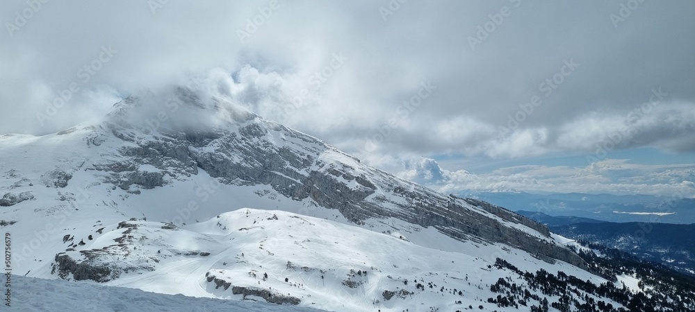 Paysages de Montagne en hiver