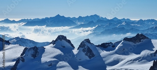 Paysages de Montagne en hiver