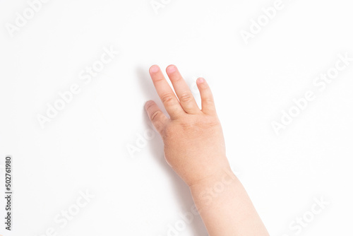Little hand of a baby