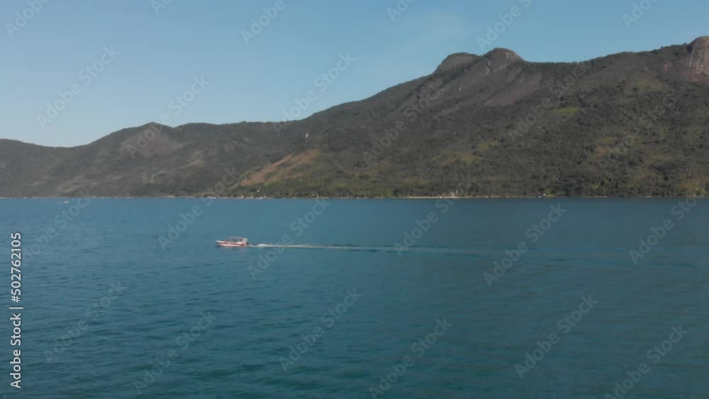 Aerial Shot Of Tropical Fiord In Paraty, Rio De Janeiro, Brazil Aerial Shot Of Tropical Fiord In Paraty, Rio De Janeiro, Brazil