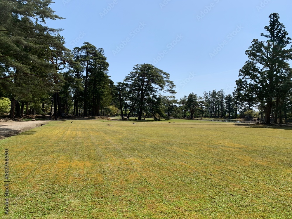 平泉の毛越寺 平泉の毛越寺