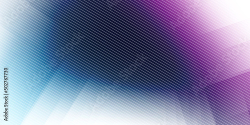 Blue, Silver and Purple 3D Geometric Shapes - Abstract Background Design Template, Vector Applicable for Web, Technology or Science, Base for Presentations, Posters, Placards, Covers or Brochures