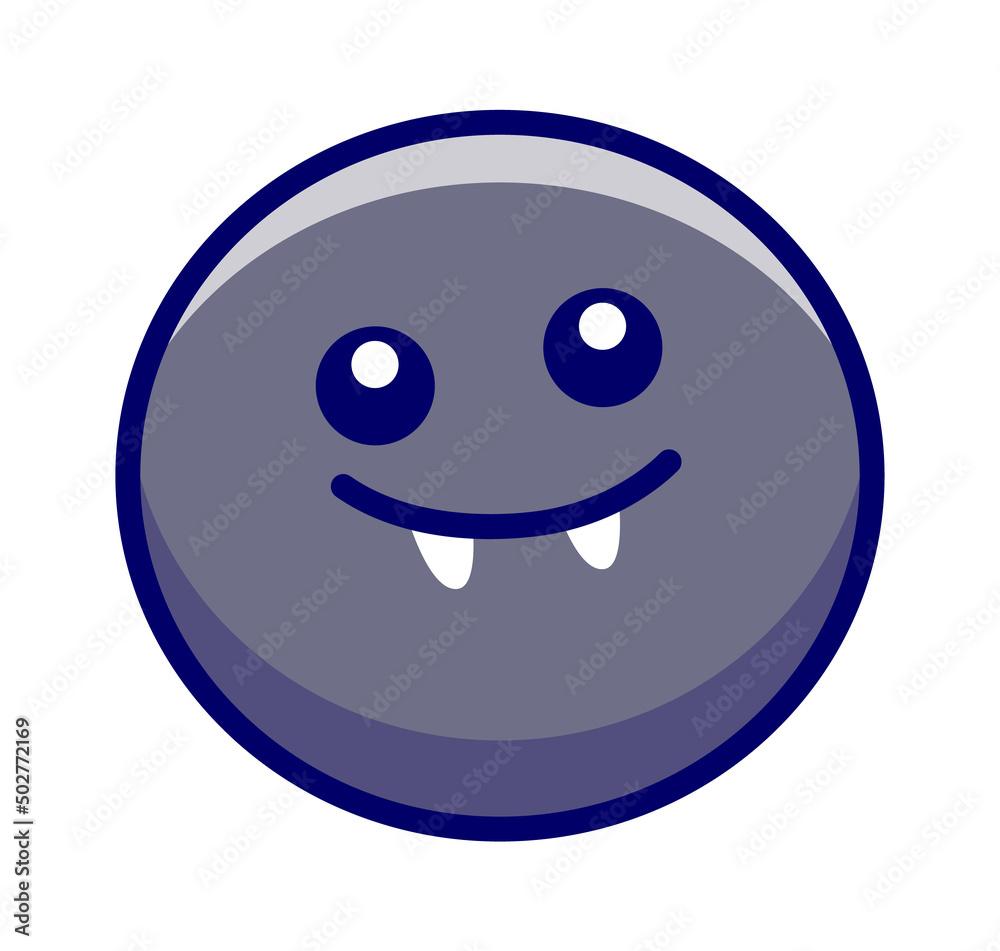 Happy cartoon emoticon. Vector illustration Happy cartoon emoticon. Vector illustration