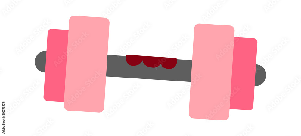 Dumbbell fitness icon. Vector illustration Dumbbell fitness icon. Vector illustration