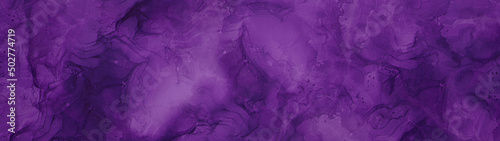Abstract Fluid Alcohol Ink Style vibrant Purple Violet Art Background
