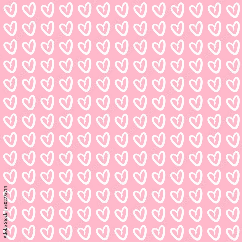 seamless pattern with pink hearts and white background with numbers hearts love seamless pattern with pink hearts and white background with numbers hearts love