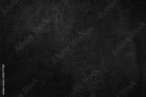 Old black grunge background. Dark wallpaper