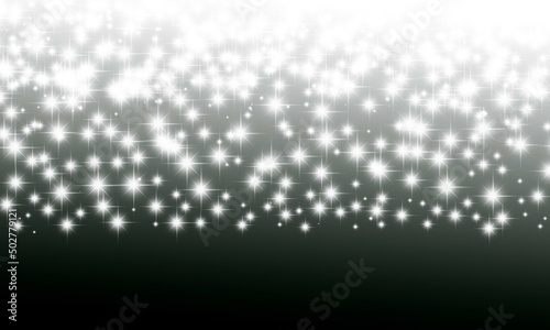 Sparkling stars with colorful backgrounds are used as background decorations.
