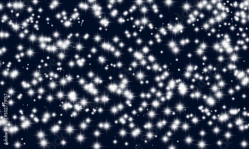 Sparkling stars with colorful backgrounds are used as background decorations.