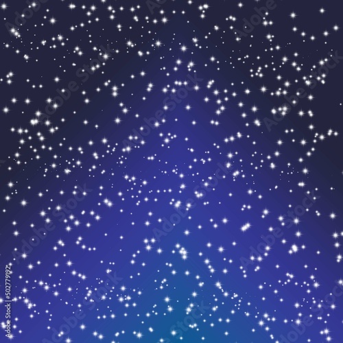 Sparkling stars with colorful backgrounds are used as background decorations.