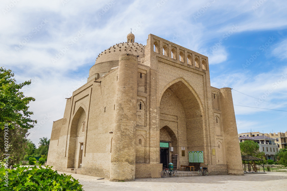 Mausoleum of Sayfiddin Boharzi in Bukhara, Uzbekistan. Building was built in the 14th century over the tomb of Saifeddin Bokharzi, a popular sheikh, poet and theologian