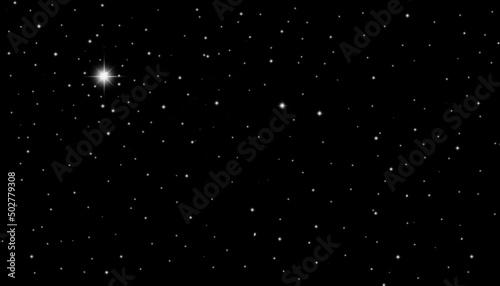 Sparkling stars with colorful backgrounds are used as background decorations.