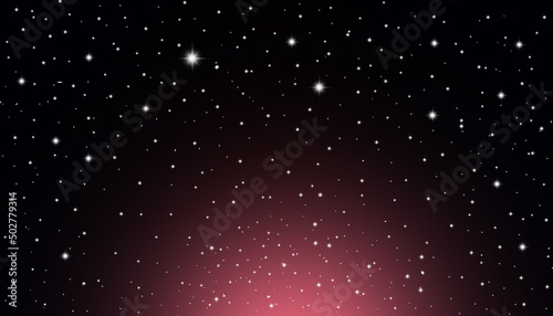 Sparkling stars with colorful backgrounds are used as background decorations.