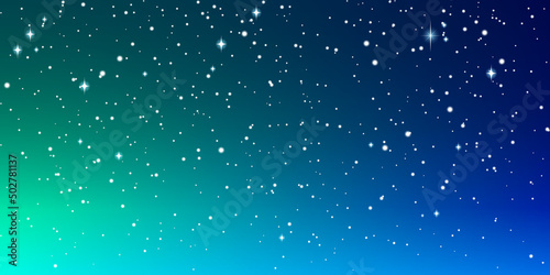 pink starry sky banner
