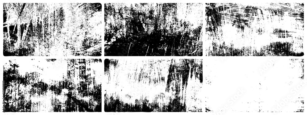 Rough Grunge texture background. Distressed texture overlay vector collection.
