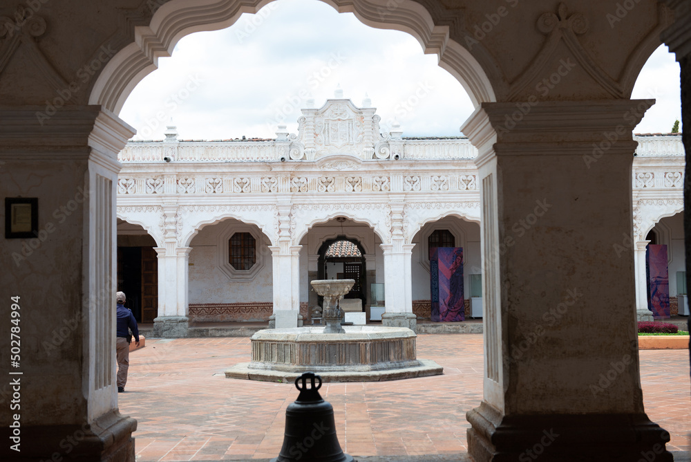 Walking through the three times destroyed city of Antigua, Guatemala