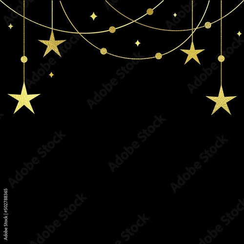 christmas background with stars