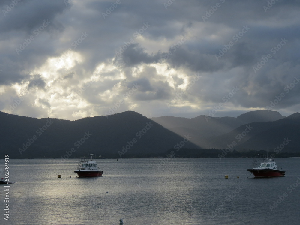 boat on the sea