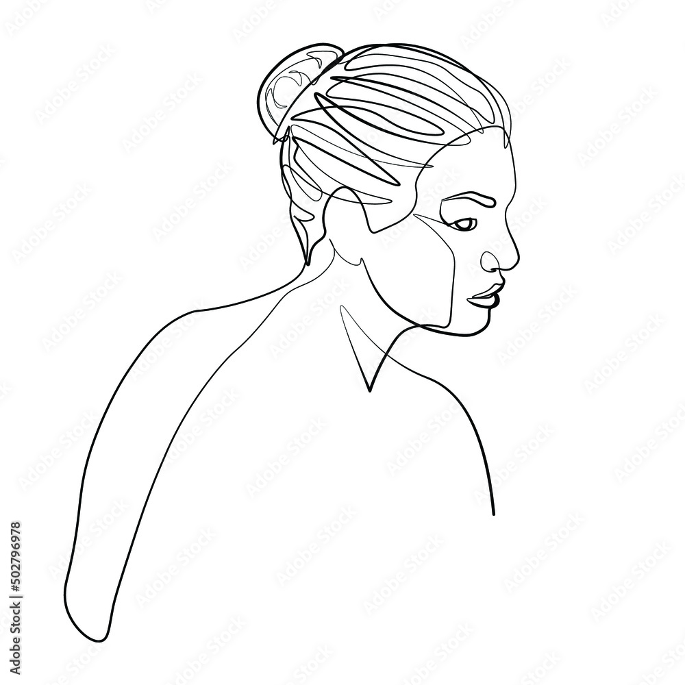 Wild Flowers' surreal faces Continuous line, drawing of set faces and hairstyles, fashion concept, woman's beauty, minimalist, pretty sexy. Yourself self-care Wild Flowers' surreal faces Continuous line, drawing of set faces and hairstyles, fashion concept, woman's beauty, minimalist, pretty sexy. Yourself self-care