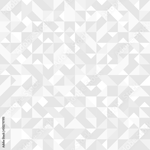 Abstract geometric background. Triangles wallpaper vector design. Minimalist empty triangular pattern. Square halftone monochrome cover. Geometry style digital graphic background © onajourney