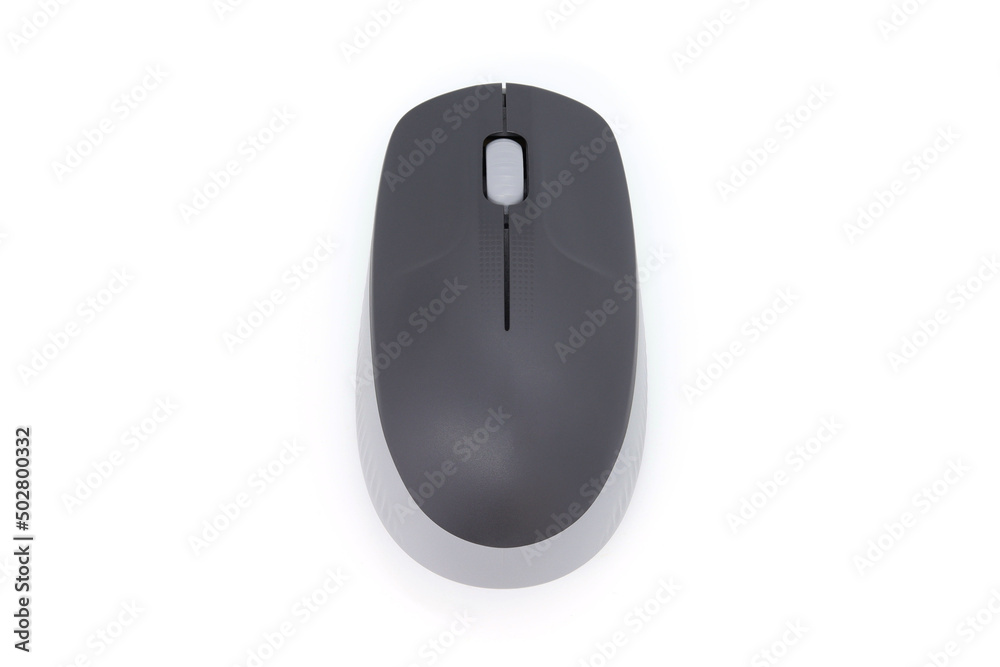 Modern computer mouse on a white background Modern computer mouse on a white background
