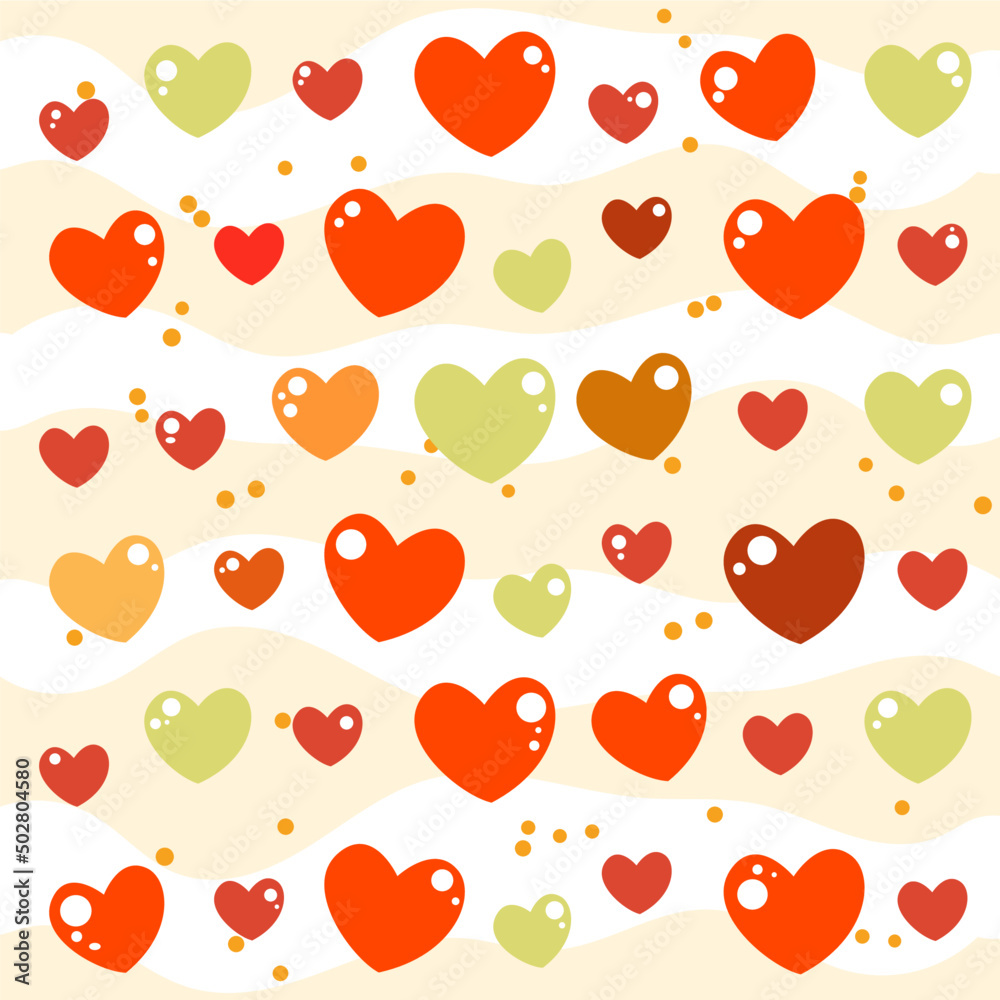 seamless pattern of heart seamless pattern of heart