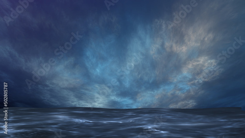 3d effect - abstract stormy clouds 