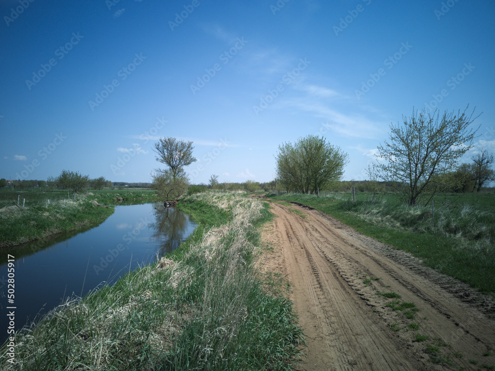 two roads the valley of the radomka river two roads the valley of the radomka river