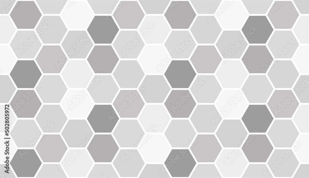 Bee honeycomb seamless pattern, art honey texture