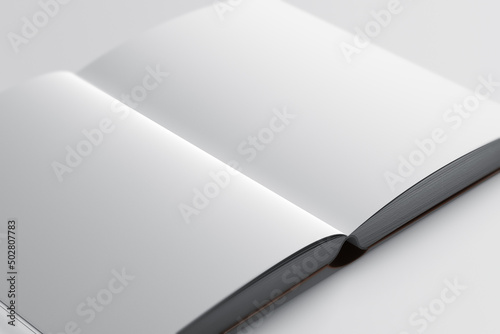 Maquete de livro A4 de capa dura branding mockup 3d