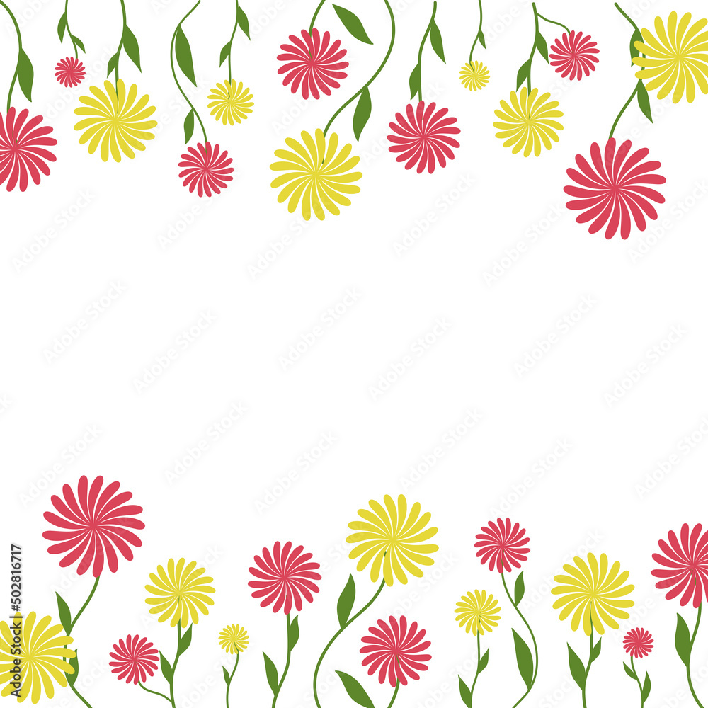 Pattern with flowers. Vector illustration Pattern with flowers. Vector illustration
