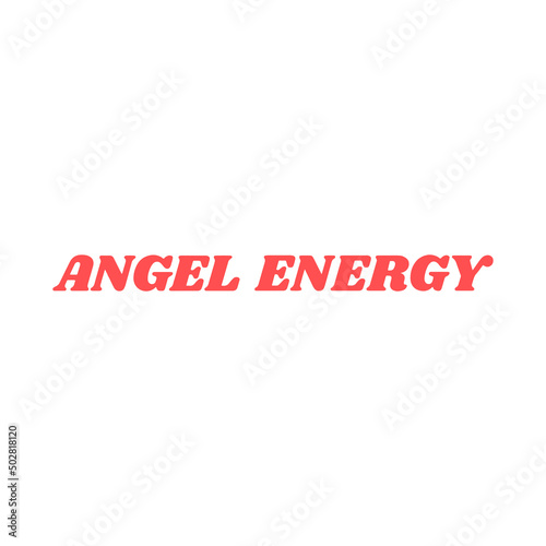 vector writing angel energy concept